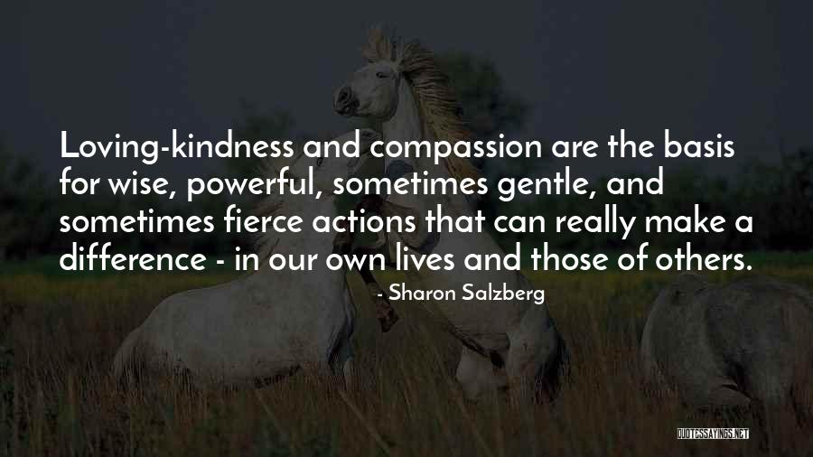 Kindness Of Others Quotes By Sharon Salzberg