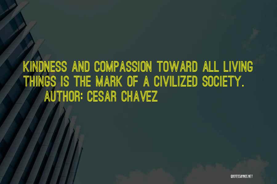 Kindness Toward Others Quotes By Cesar Chavez