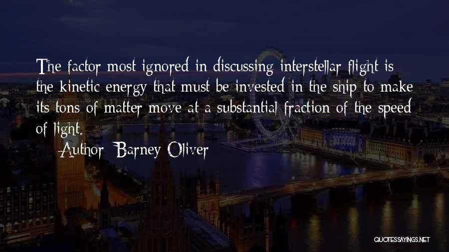 Kinetic Energy Quotes By Barney Oliver