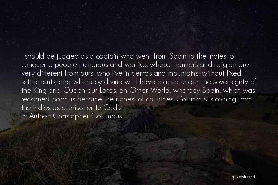 King And Country Quotes By Christopher Columbus