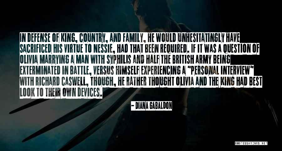 King And Country Quotes By Diana Gabaldon