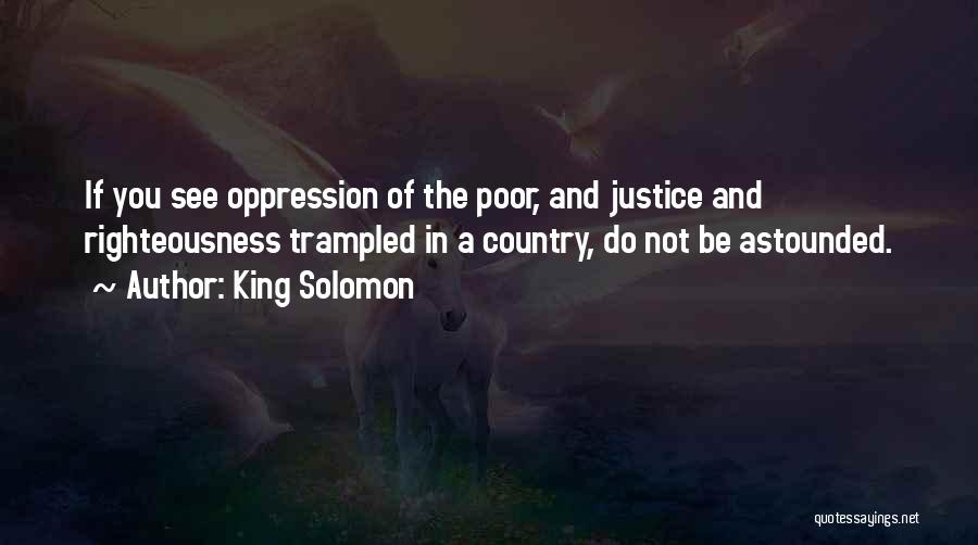 King And Country Quotes By King Solomon