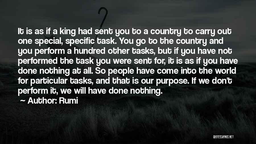 King And Country Quotes By Rumi