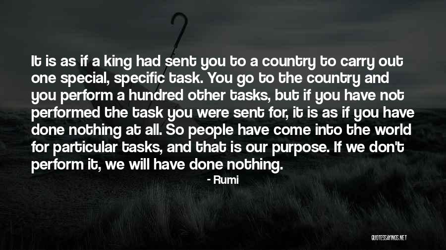 King And Country Quotes By Rumi