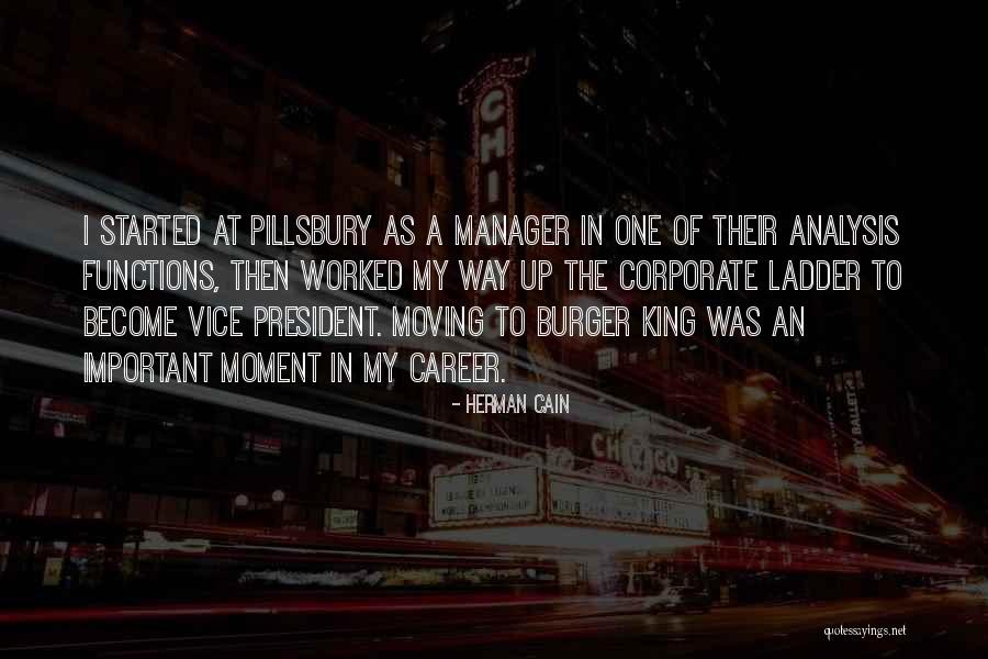 King Burger Quotes By Herman Cain