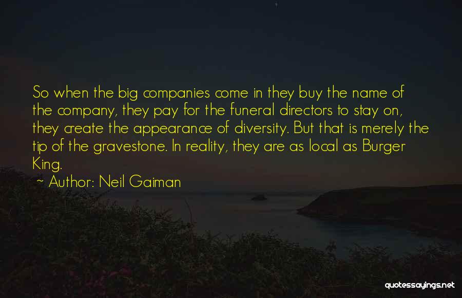King Burger Quotes By Neil Gaiman