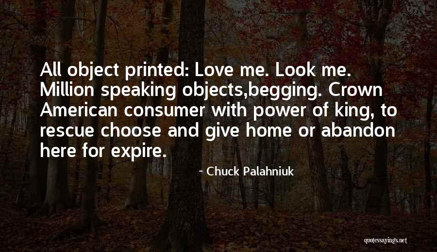 King Crown Quotes By Chuck Palahniuk King Crown Quotes By Chuck Palahniuk