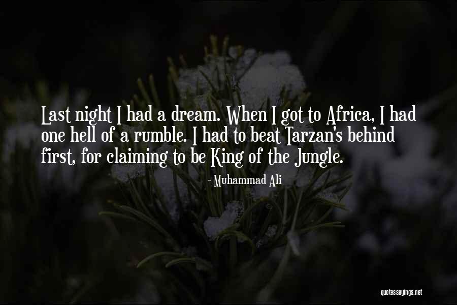 King Of The Jungle Quotes By Muhammad Ali King Of The Jungle Quotes By Muhammad Ali