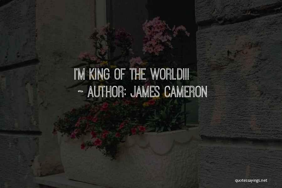 King Of The World Quotes By James Cameron