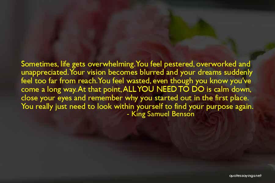 King Samuel Benson Quotes 1768452 King Samuel Benson Quotes 1768452