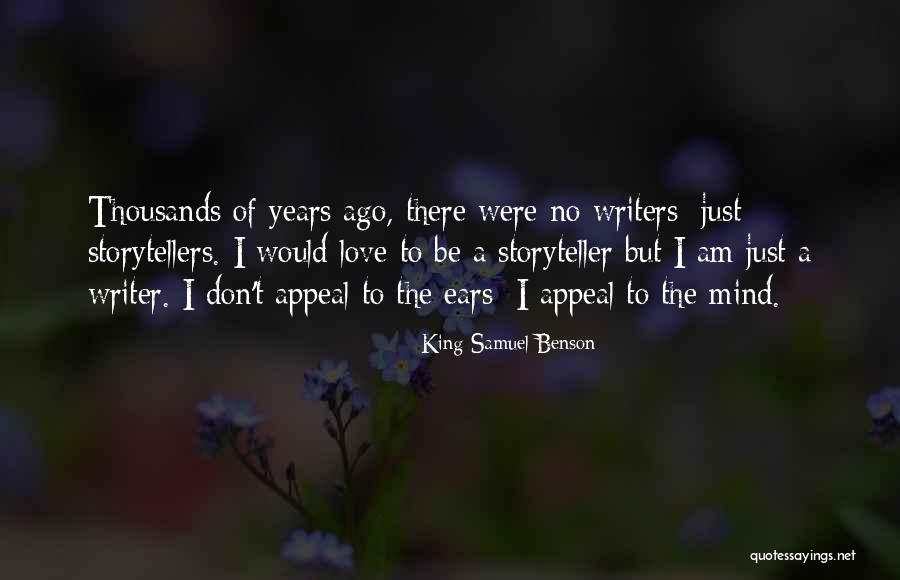 King Samuel Benson Quotes 1770257 King Samuel Benson Quotes 1770257