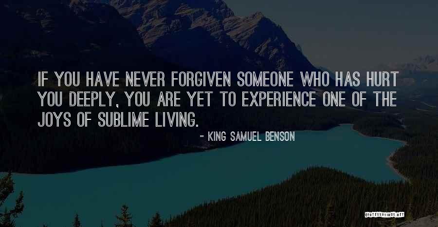 King Samuel Benson Quotes 2238745