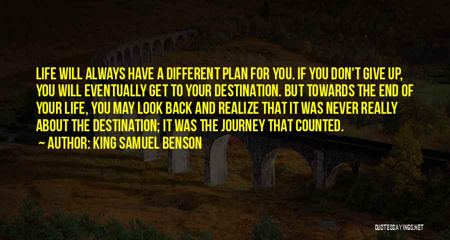 King Samuel Benson Quotes 696424