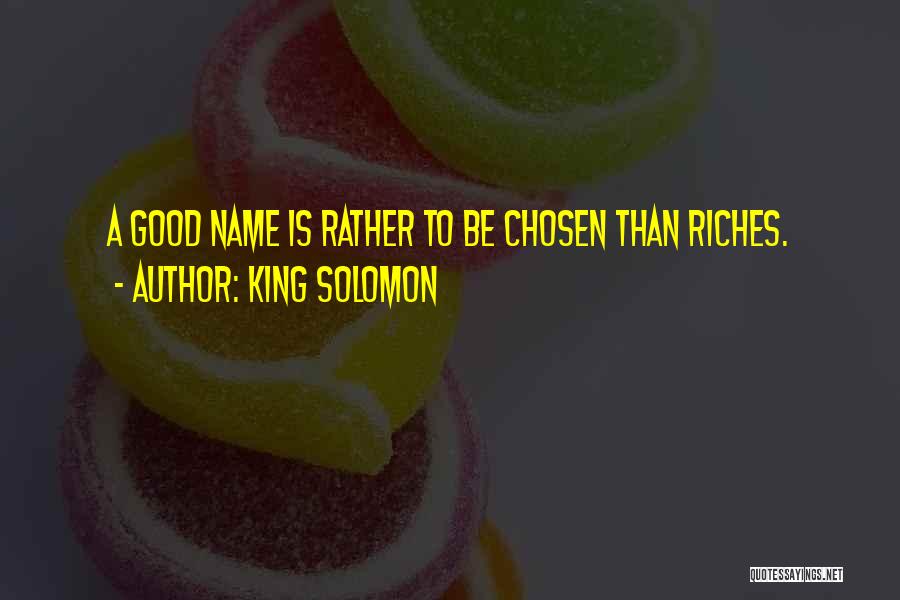 King Solomon Quotes 891029