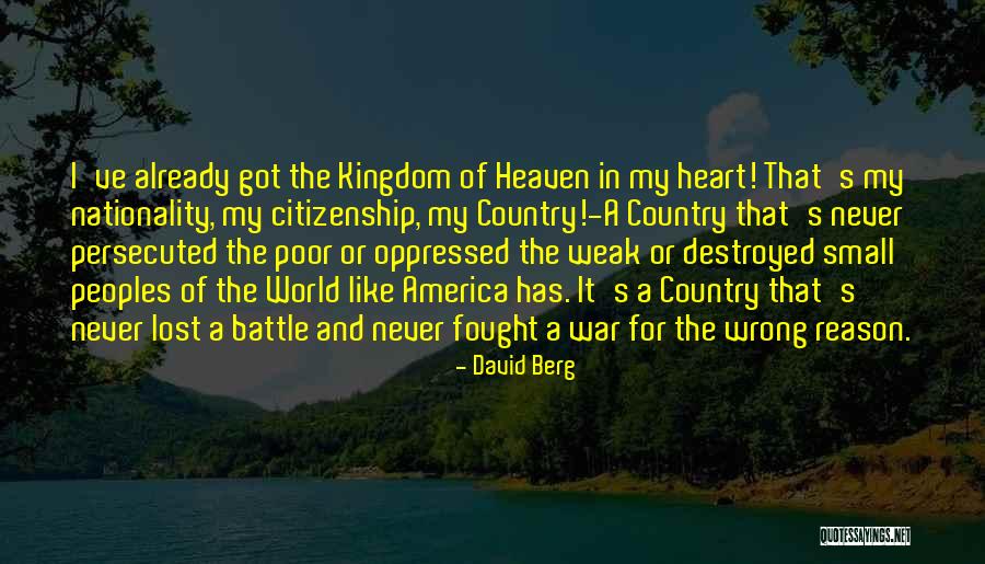 Kingdom Of Heaven Small Quotes By David Berg Kingdom Of Heaven Small Quotes By David Berg