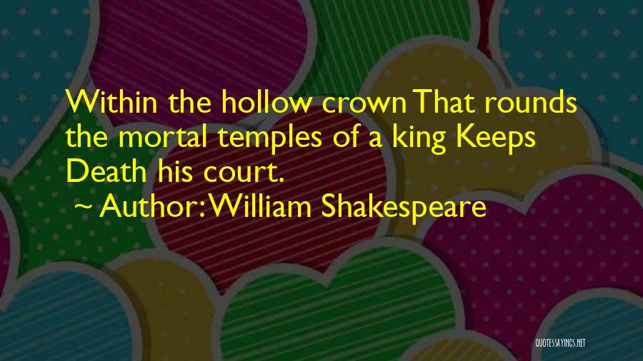 Kings And Crowns Quotes By William Shakespeare