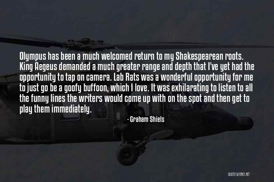 Kings And Love Quotes By Graham Shiels Kings And Love Quotes By Graham Shiels