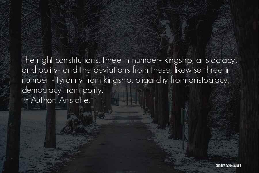 Kingship Quotes By Aristotle.