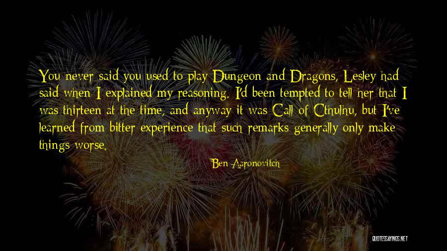 Kinotip Quotes By Ben Aaronovitch Kinotip Quotes By Ben Aaronovitch