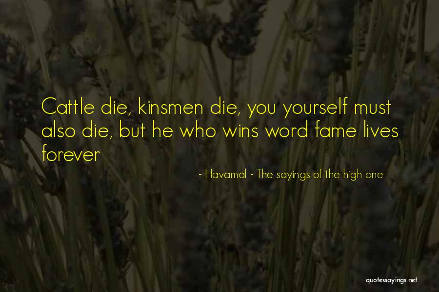 Kinsmen Quotes By Havamal - The Sayings Of The High One Kinsmen Quotes By Havamal - The Sayings Of The High One