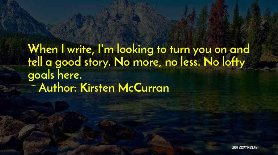 Kirsten McCurran Quotes 260485