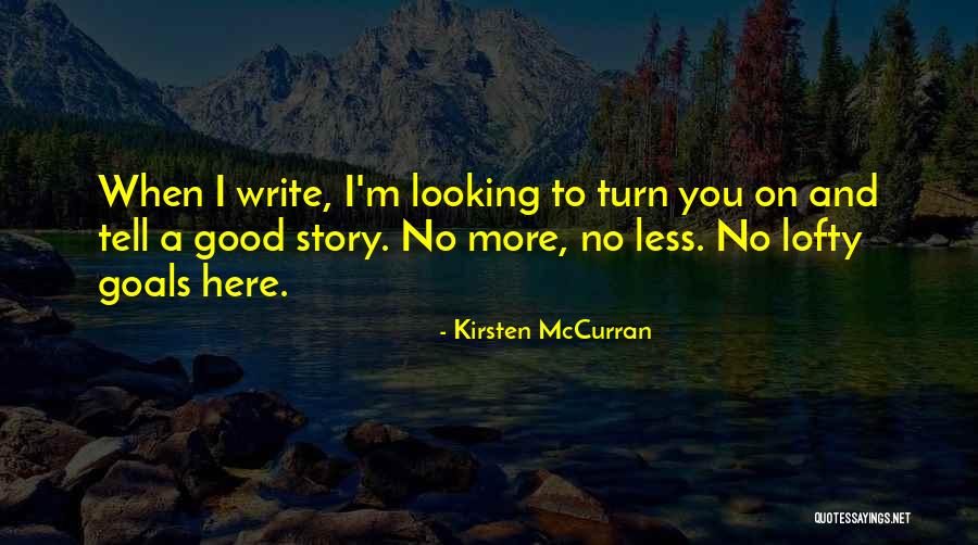 Kirsten McCurran Quotes 260485