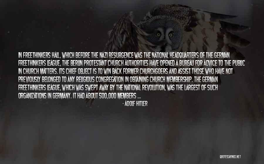 Kisinin Imanin Quotes By Adolf Hitler Kisinin Imanin Quotes By Adolf Hitler