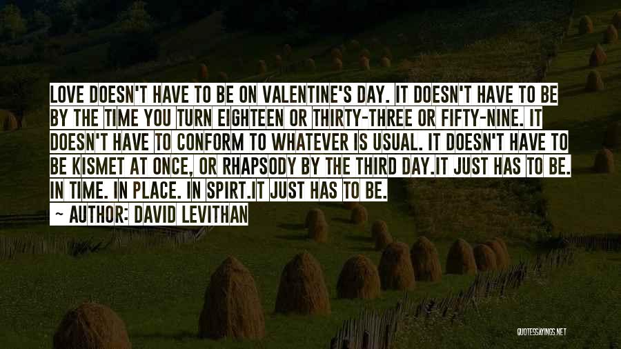 Kismet Love Quotes By David Levithan