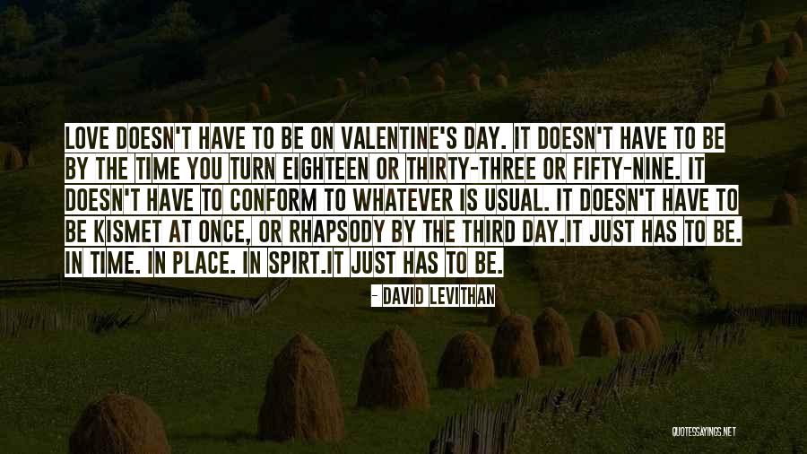 Kismet Love Quotes By David Levithan