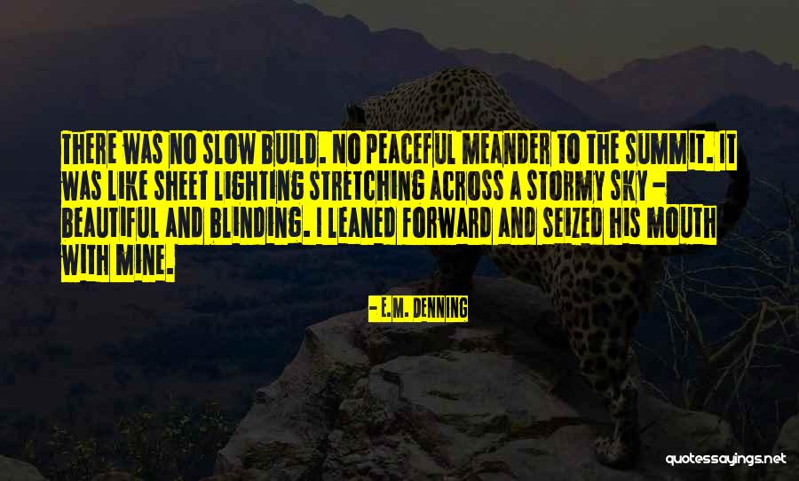 Kiss And Romance Quotes By E.M. Denning Kiss And Romance Quotes By E.M. Denning