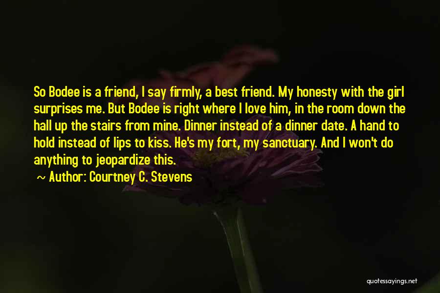 Kiss Lips Love Quotes By Courtney C. Stevens