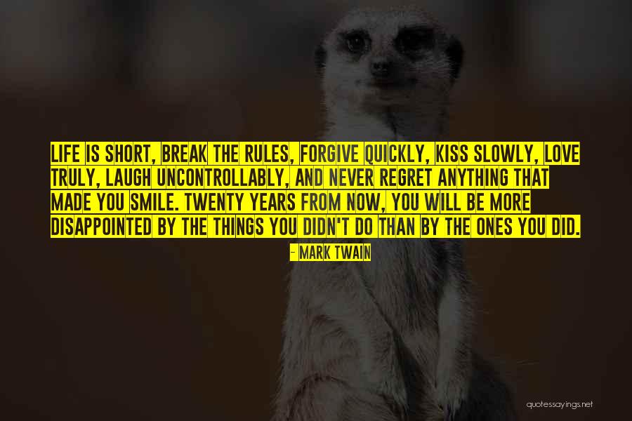 Kiss Mark Quotes By Mark Twain