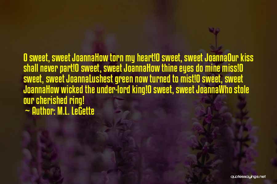 Kiss The Ring Quotes By M.L. LeGette