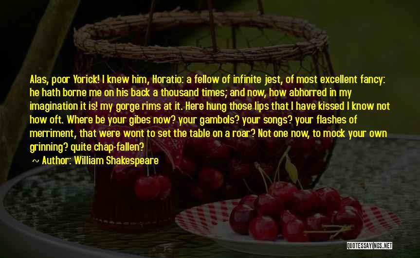 Kissed Quotes By William Shakespeare