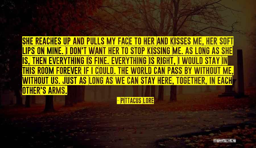 Kisses And Lips Quotes By Pittacus Lore