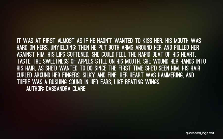Kissing For The First Time Quotes By Cassandra Clare