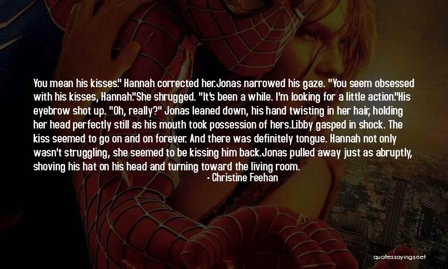 Kissing Hand Quotes By Christine Feehan