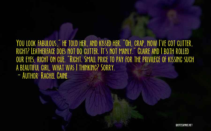 Kissing Humor Quotes By Rachel Caine
