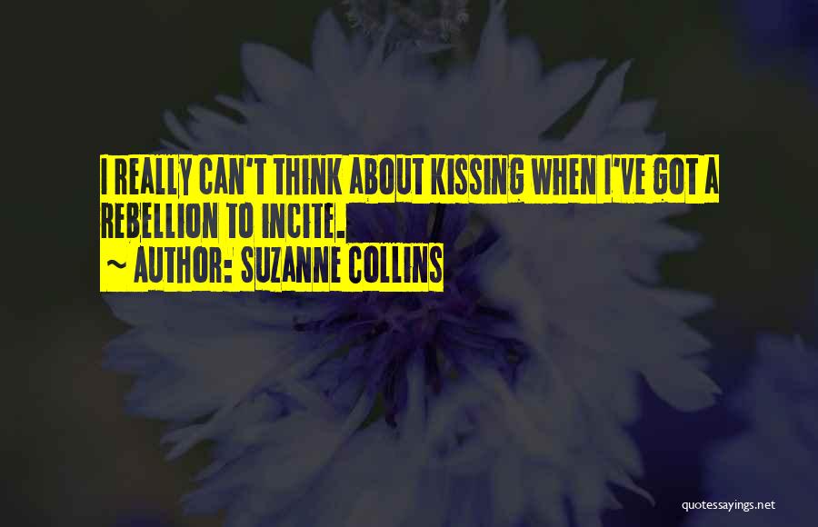 Kissing Humor Quotes By Suzanne Collins