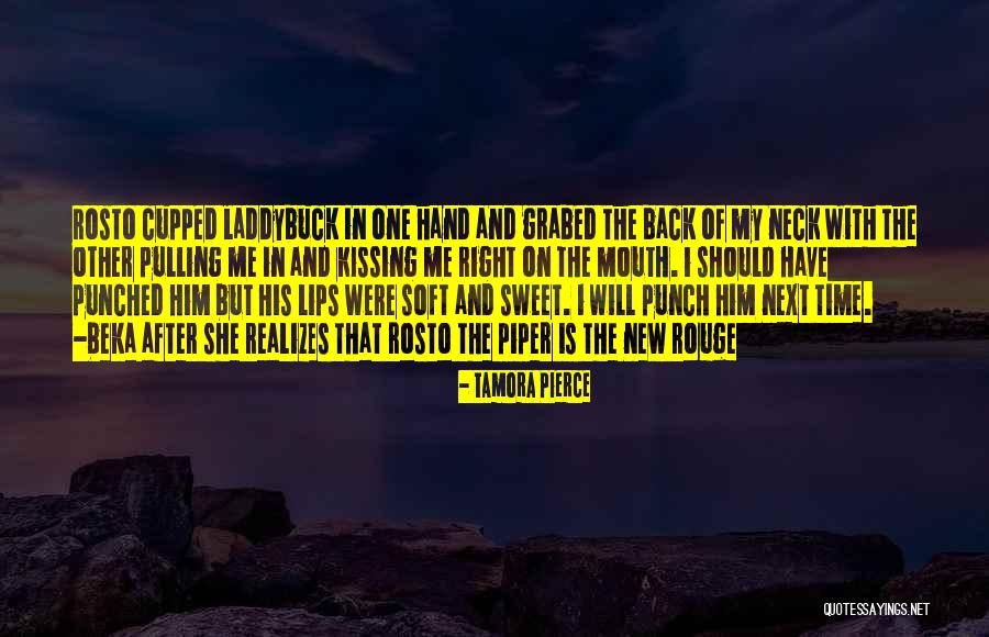 Kissing My Lips Quotes By Tamora Pierce