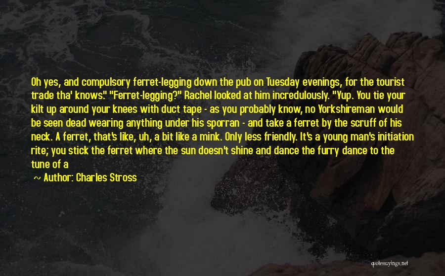 Kissing On The Neck Quotes By Charles Stross