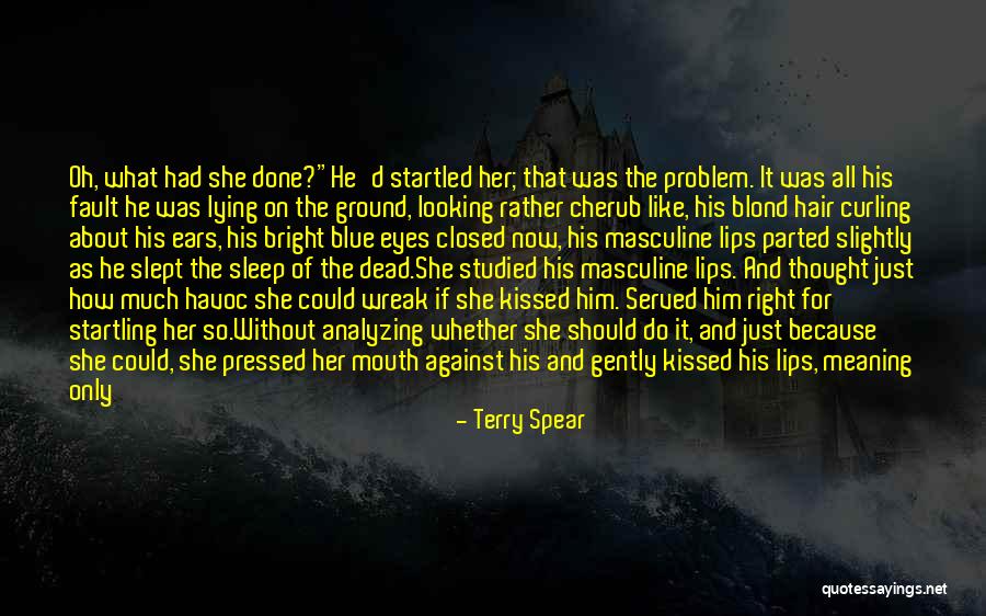 Kissing With Eyes Closed Quotes By Terry Spear