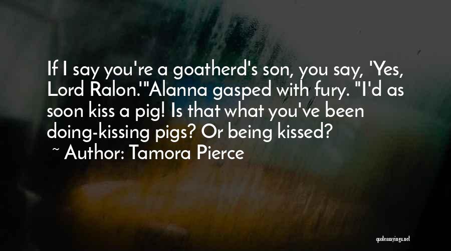 Kissing You Quotes By Tamora Pierce