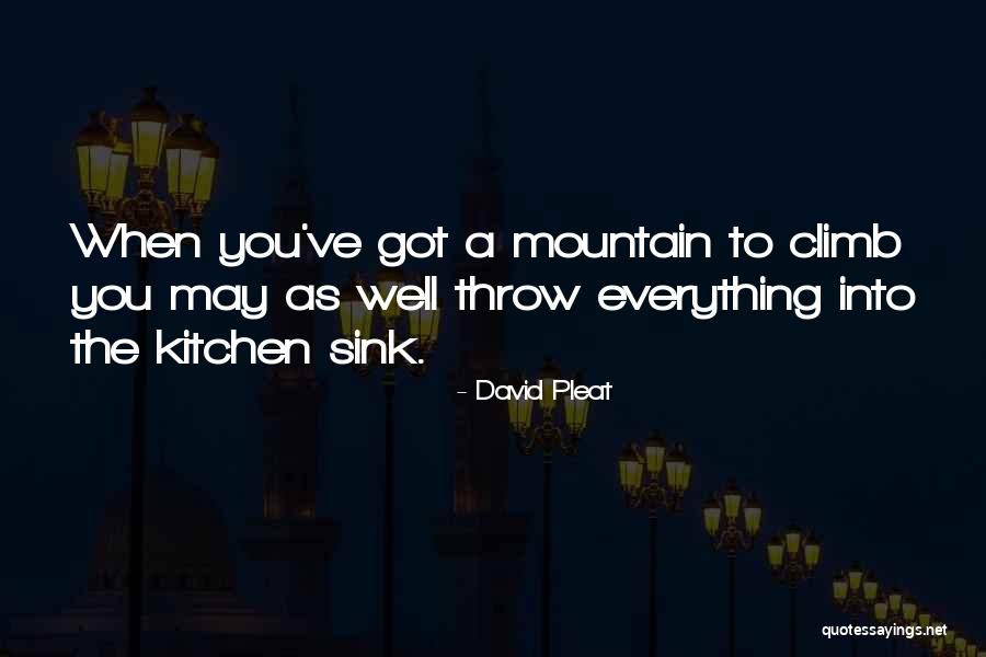 Kitchen Sink Quotes By David Pleat Kitchen Sink Quotes By David Pleat
