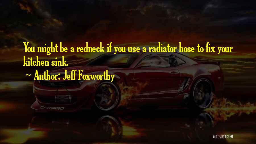 Kitchen Sink Quotes By Jeff Foxworthy