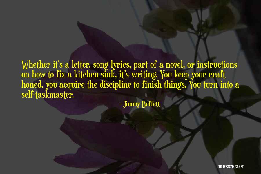 Kitchen Sink Quotes By Jimmy Buffett