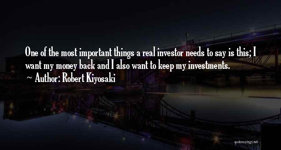 Kiyosaki Money Quotes By Robert Kiyosaki