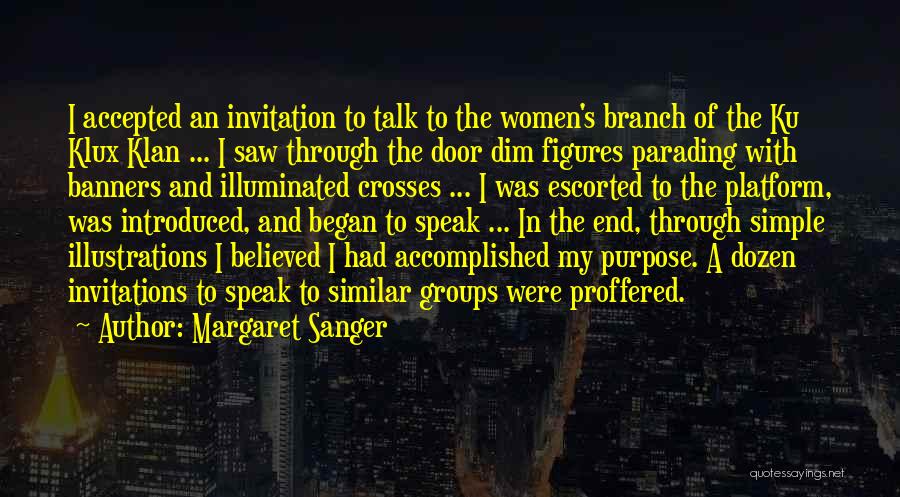 Klan Quotes By Margaret Sanger
