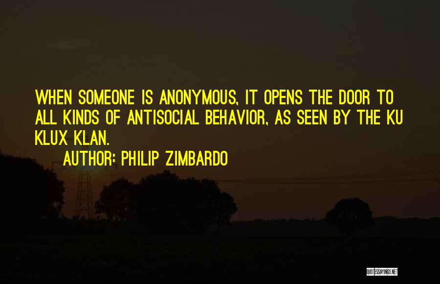 Klan Quotes By Philip Zimbardo