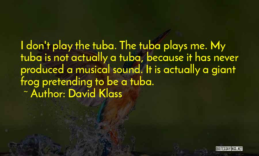 Klass Quotes By David Klass